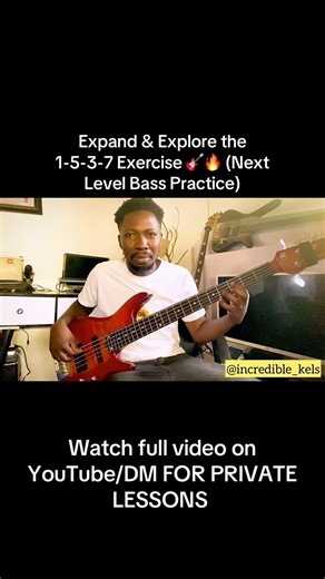 Take your 1-5-3-7 exercise to the NEXT LEVEL 🎸🔥