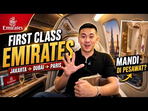 Flying First Class on Emirates… Can You Shower on the Plane?! 🚿✈️