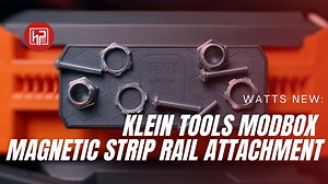 The ModBox Magnetic Strip Rail by Klein Tools is the ideal attachment for the most efficient electricians. The large, 7-inch magnetic surface easily attaches to your ModBox system and will keep your tools securely in place, even during the toughest of jobs. Say goodbye to digging through toolboxes and say hello to instant accessibility! Learn more about Klein Tool’s Magnetic Strip Rail Attachment in today’s Watts New feature. | IBEW Hour Power