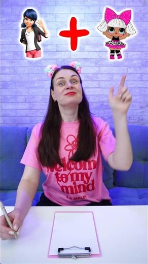 How to Draw LOL Marinette Miraculous LadyBug #shorts