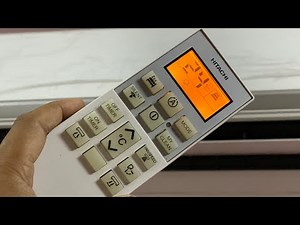 Utility Post: Complete walkthrough of Hitachi AC Remote (Model# RAU318EWEAD)