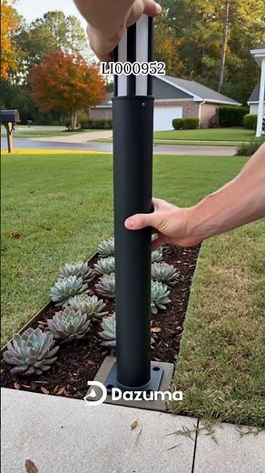 Modern Cylindrical Path Light Unboxing & Twilight Test (SKU: LI001111)