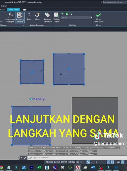 Cara membuat kolom otomatis dengan dynamic block di autocad #education #foryoupage❤️❤️ #fyp #autocad2d #autocadtutorial #autocad #jokigambarteknik #trick #objek3d #caraplotautocad