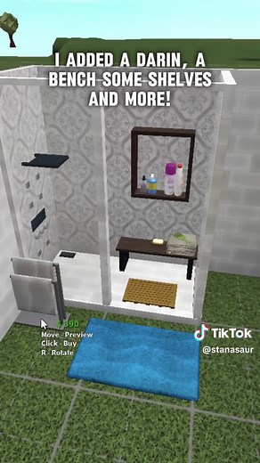 Custom Shower Tutorial in Bloxburg | How to Get Showers | Roblox Bloxburg Build