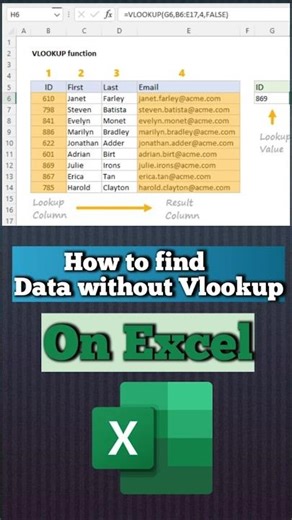 What Experts Don't Want You to Know About Finding Data Without VLOOKUP ‪@PCMobileOfficial‬ ‪@Tech‬