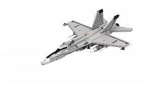 LEGO MOC-15676 F/A-18 HORNET | McDonnell Douglas (Creator 2018)