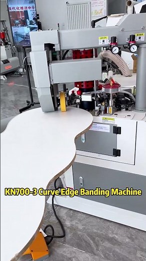 KN700-3 edge banding machine with trimming #machine #woodworking #edgebander #edgebandingmachine