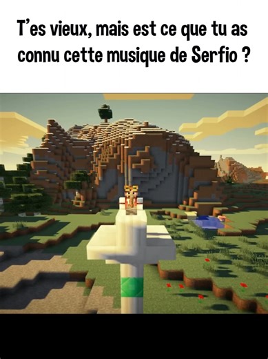 Tu rentrais des cours et tu avais cette masterclass de Serfio #minecraft #minecraftsong #nostalgie #fancraft #serfio