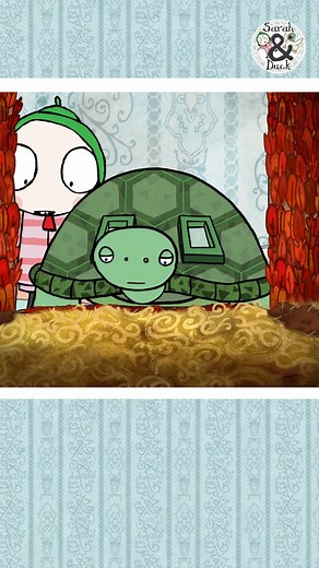 3.1K views · 108 reactions | It's time for Tortoise to wrap up warm on the sleepy train. We'll see you in spring Tortoise! Find out all about our slow-moving friend on the Character page of the Sarah & Duck website. https://www.sarahandduck.com/characters/tortoise/ | Sarah & Duck | Facebook