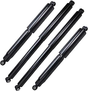 Detroit Axle - 4WD Shock Absorbers for 1999-2004 Ford F-250 F-350 Super Duty 2000 2001 2002 2003, 4 Shock Absorbers Assembly Front and Rear Replacement