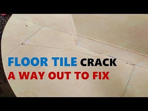 Floor tile crack A way out to fix