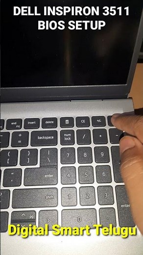 Dell Inspiron 3511 BIOS SETUP || #Shorts