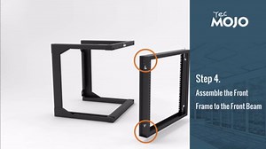 Tecmojo 18U Wall Mount Rack, Server Rack,Open Frame Server Rack,Network Rack for 19inch Computer/AV/Data/IT/Media Equipment,18inch Depth,16inch Apart Mounting Holes,Swing Gate,Square and Tapped Holes