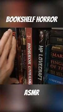 Horror Books ASMR #asmr #horrorasmr #asmrshorts #sleepasmr #bookasmr
