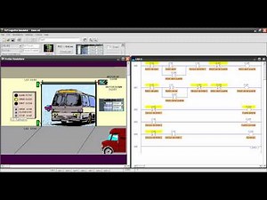 PLC- Control de una puerta por medio de un PLC (Simulador Logix PRO)