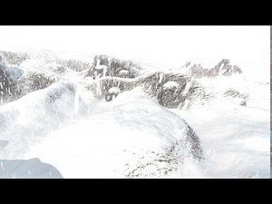 Snow Mountain_Falling Snow_ Autodesk Maya