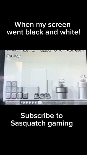 My Modded GBA Turn Mario 3 Retro?! 😳📺 (Black & White Glitch)