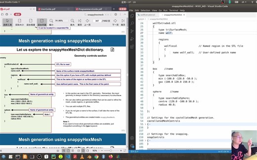 OpenFOAM 10 snappyHexMesh算例调试