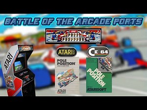 Battle of the Arcade Ports - Pole Position - Atari 800XL V Commodore 64