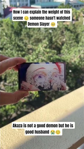 ⚔️ This Demon Slayer Motion Sticker Comes ALIVE When You Move It 😱 | Anime Merch #Shorts