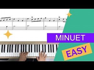 Bach Minuet in G major BWV Anh. 114 | Easy Piano Songs for Beginners