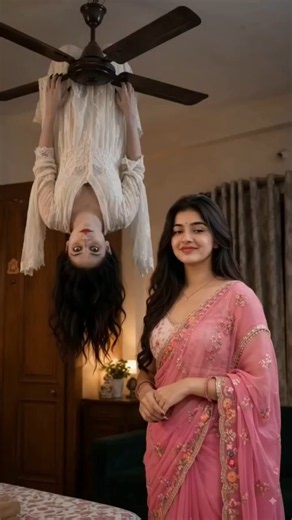 Ghost Girl Hanging Upside Down from Ceiling Fan 😂 | Horror Comedy