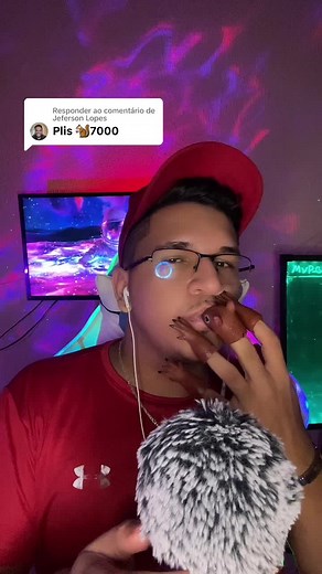 Respondendo a @Jeferson Lopes #asmr #asmreating #lamatraca #challenge #asmrvideo
