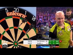 Michael van Gerwen vs Michael Smith Final World Darts Championship 2019