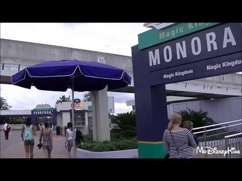 Monorail Ride From Transportation Station to Magic Kingdom! Spiels Included!
