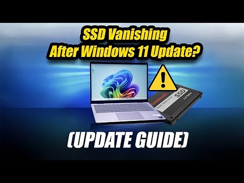 Fix Windows 11 SSD Disappearing Issue After Update (KB5063878) 2025 (Update Guide)