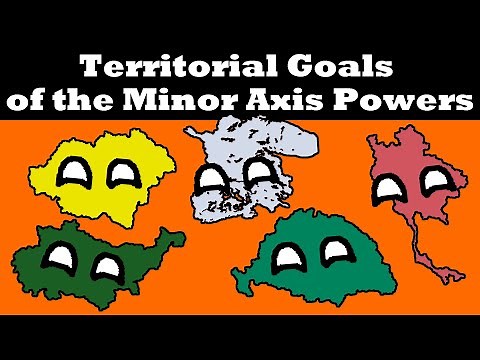 Territorial Goals of the Minor Axis Powers in WW2