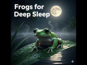 🐸 Tree Frogs Night Sounds 🌙 1 Hour | Relax, Sleep, Meditation & Study | Suoni delle Raganelle