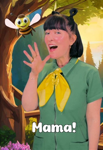 “Mama” is such a great sign to start teaching early! Let’s practice together 🥰 #babysignlanguage #earlylearning