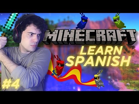 Learn Spanish With: Minecraft ⛏ | Episode 4 | Comprehensible Input Spanish Gameplay
