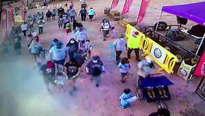 5K views · 85 reactions | Aerial footage of the Tuba City JMI Finale Color Toss this evening from one of our eyes in the sky. Thank you all so much for making this such a great event! Thank you to HPDP and all those who supported the JMI season.  | Western Navajo Fair | Facebook