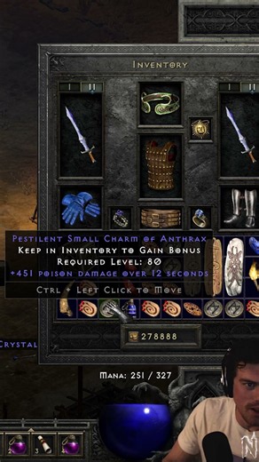 MAX Poison Damage Small Charm! 451