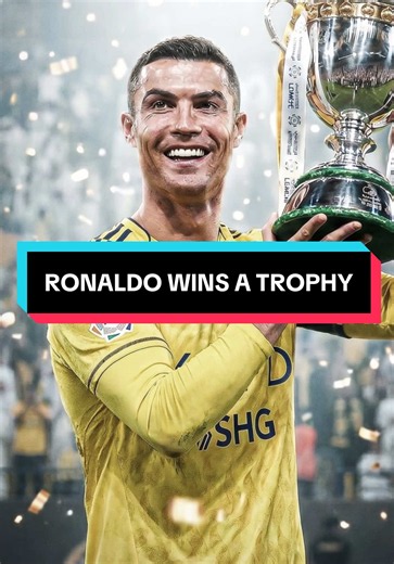Worst day of my life. Ronaldo trophy and 2 goals #ronaldo #alnassr #messi #realmadrid #fcbarcelona