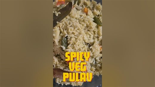 #SpicyRicePulav#PulavRecipe#RiceRecipes#IndianFood#VegPulav#EasyCooking#YouTubeShorts#viralshorts