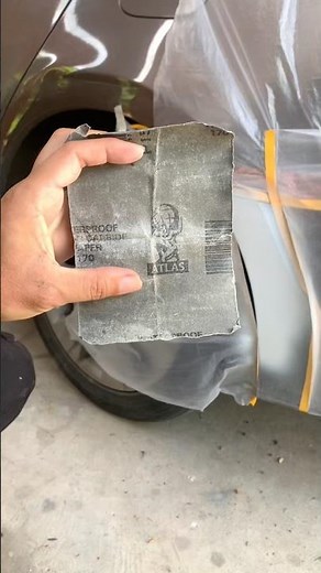 Car paint repair ซ่อมสีรถด้วยสีโป๊วไฟเบอร์
