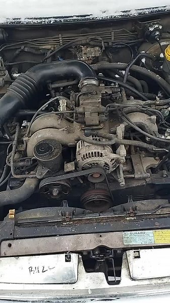 Subaru Engine Overview: Close-Up of Mechanical Parts