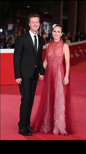 Edward Norton and Shauna Robertson have a beautiful family with two child #celebrityfamily #edward