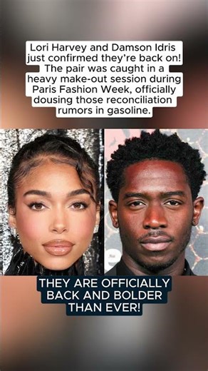 Lori Harvey and Damson Idris Confirm Romance with Steamy Paris Kiss