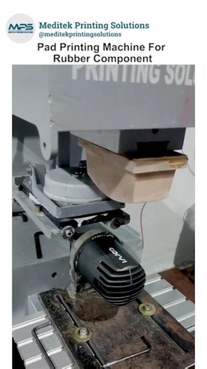 Pad Printing Machine for Rubber Component#meditek #padprinting #machine #shorts #yshorts #automation