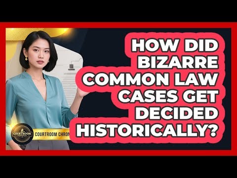 How Did Bizarre Common Law Cases Get Decided Historically? - Courtroom Chronicles