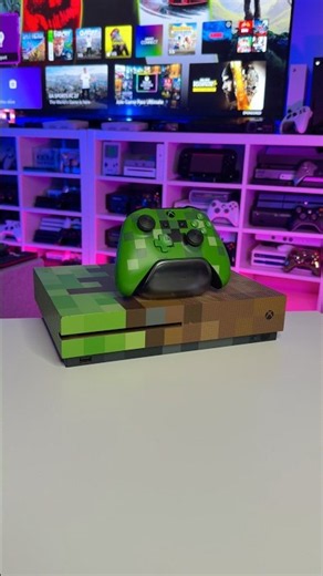 Xbox One S Minecraft Limited Edition Startup