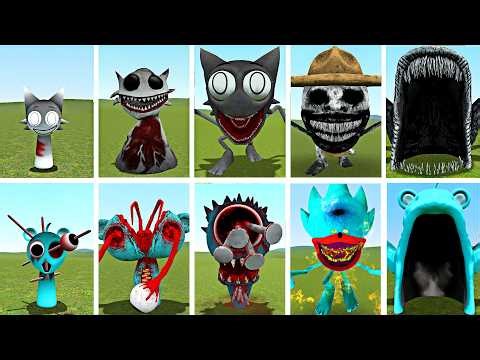 NEW HORROR EVOLUTION! SPRUNKI WENDA vs SPRUNKI SKY | BEST BATTLE in GARRY'S MOD | WHO WIN?