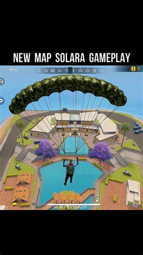 New Solara Map Gameplay 🔥 Free Fire New Map Solara | OB49 Update #srikantaff