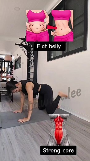 Flat abs, strong core, toned arms & back, firm chest, thighs & glutes. 15x3 🔥 #Abs #Core #Arms #Back #Glutes 💪