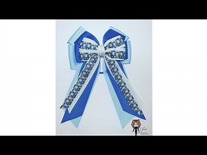 How to make hair bows with ribbon | Hair bow tutorial | DIY hair bow | TAILS DOWN BOW Equestrian Bow
