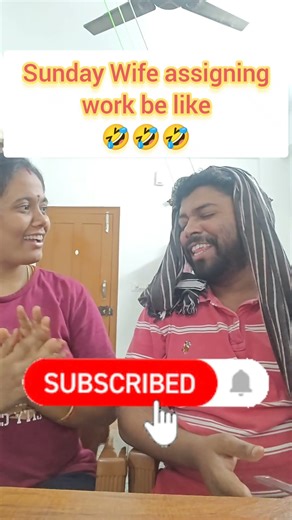Husband & Wife Comedy #tamilcoupleshorts #couplecomedy #husbandwife #sunday #weekend #youtubeshorts